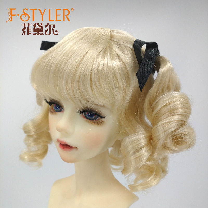 Bjd Sd Doll Wigs Synthetic Mohair Wig D730