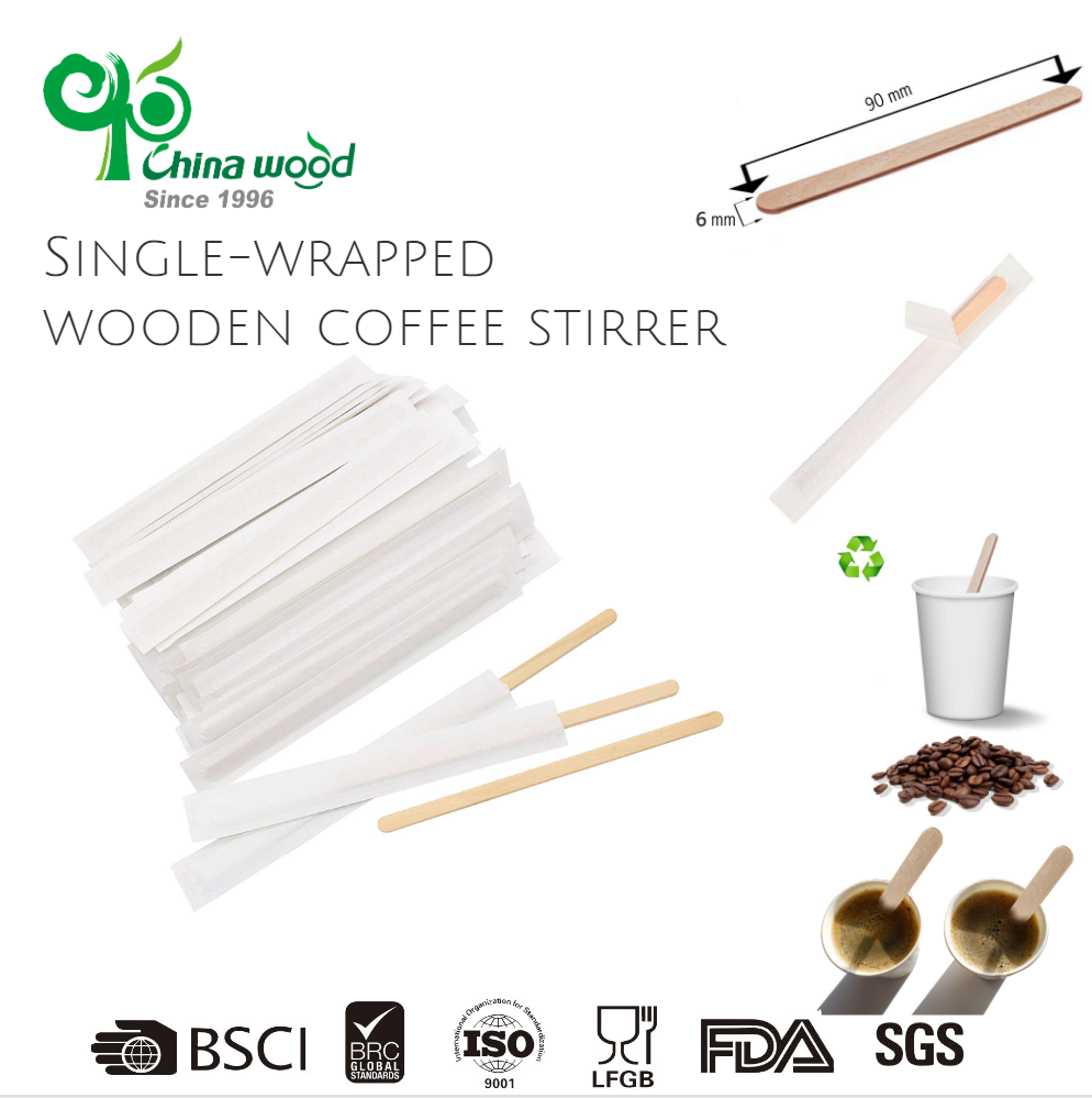 wooden coffee stirrer, beverage stirrers, tea stirrer