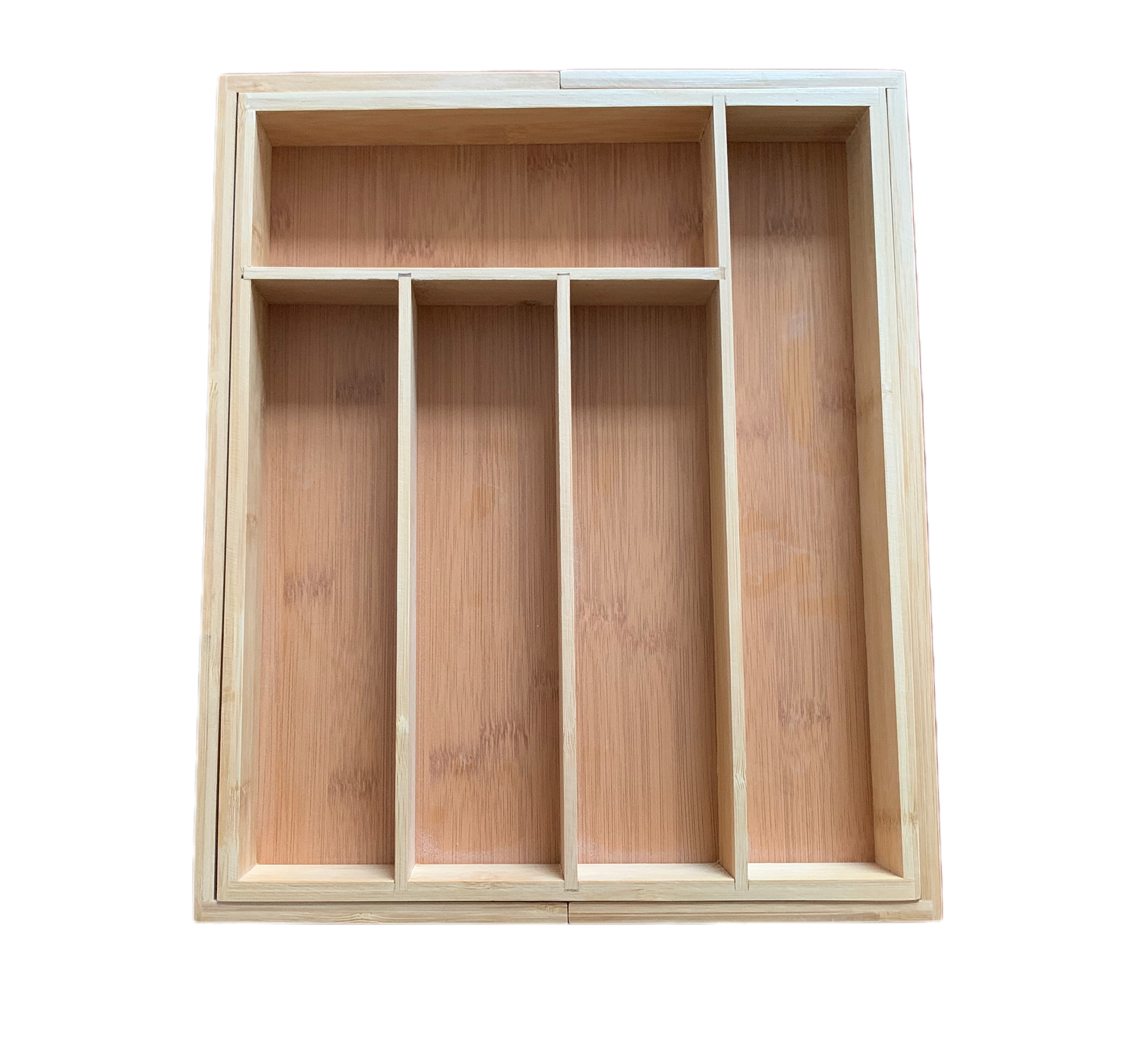 Expandable Bamboo Flatware Organizer Bamboo Drawer Organizer