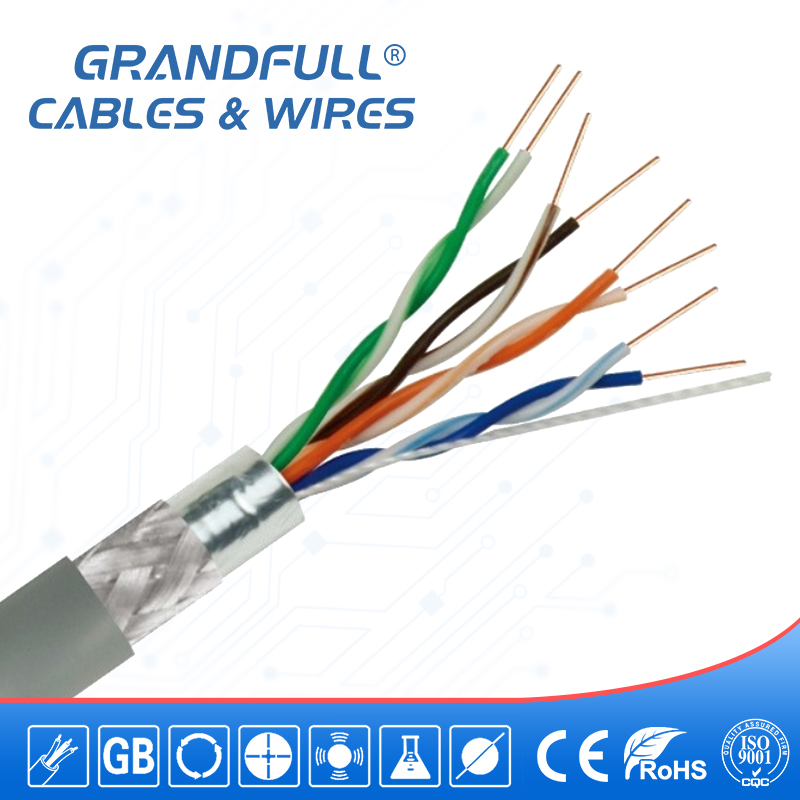 Cat5 SFTP Lan Cable(0.4C) 4pairs Twisted Pairs Network Cable Ethernet Cable