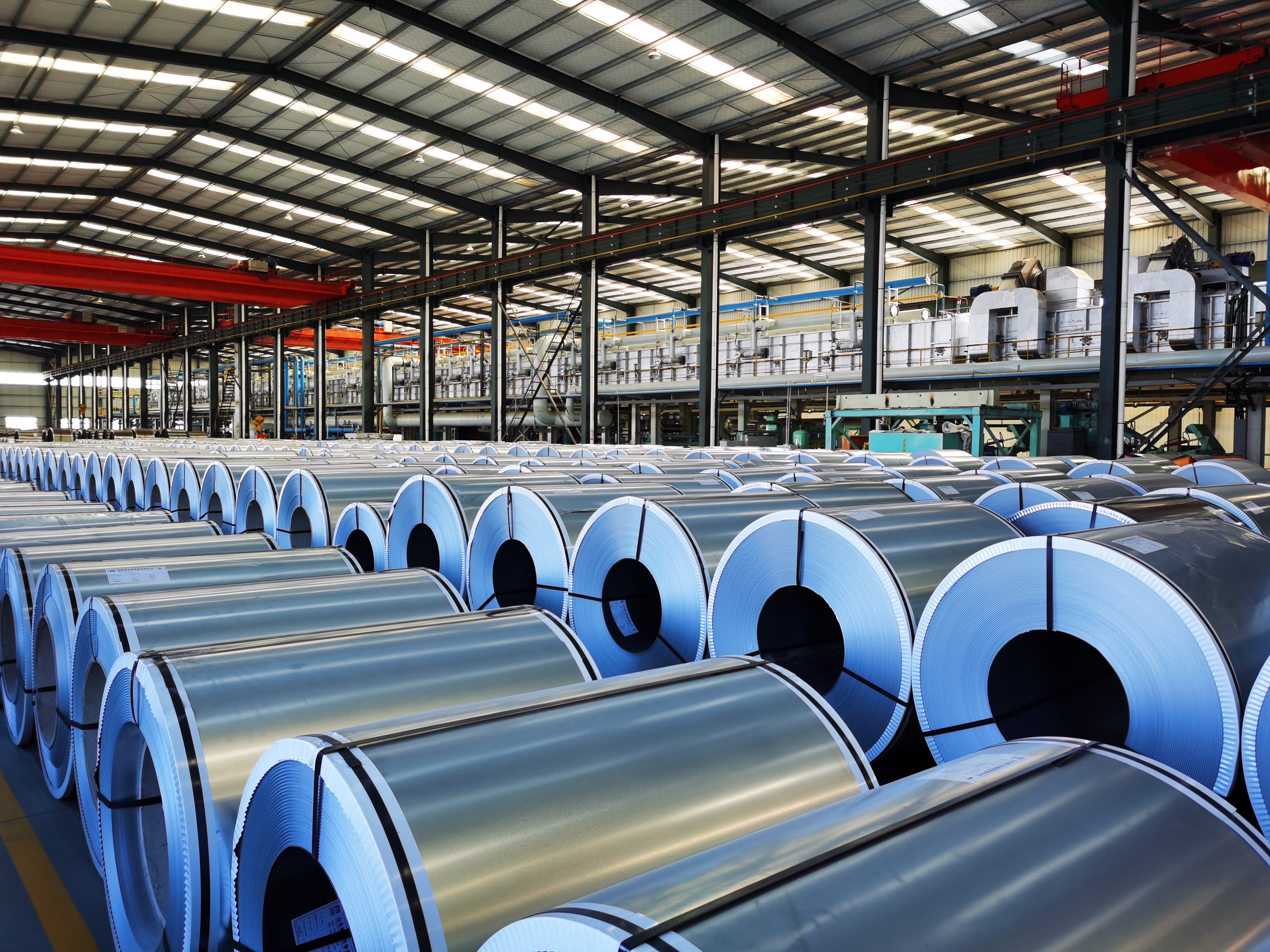 Color Coated Steel Coil line PREPAINTED Galvanized Steel Coil