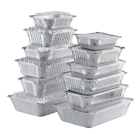 Various sizes of aluminium foil container for food packaging takeout catering 100-9700ml