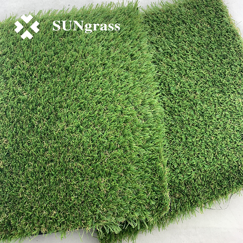 C-Shape 20mm 4-Tones Artificial Grass Synthetic Grass Garden Grass Fake Grass for Home Decoration