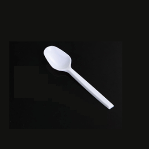 disposable plastic spoon
