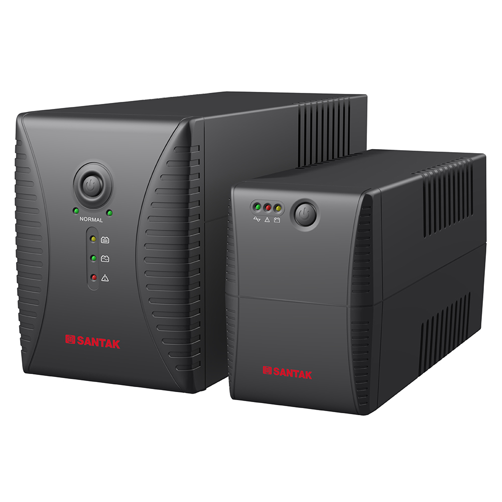 Line-interacitve UPS, UPS for computer, 650VA, Santak UPS, Uninterruptible Power Supply