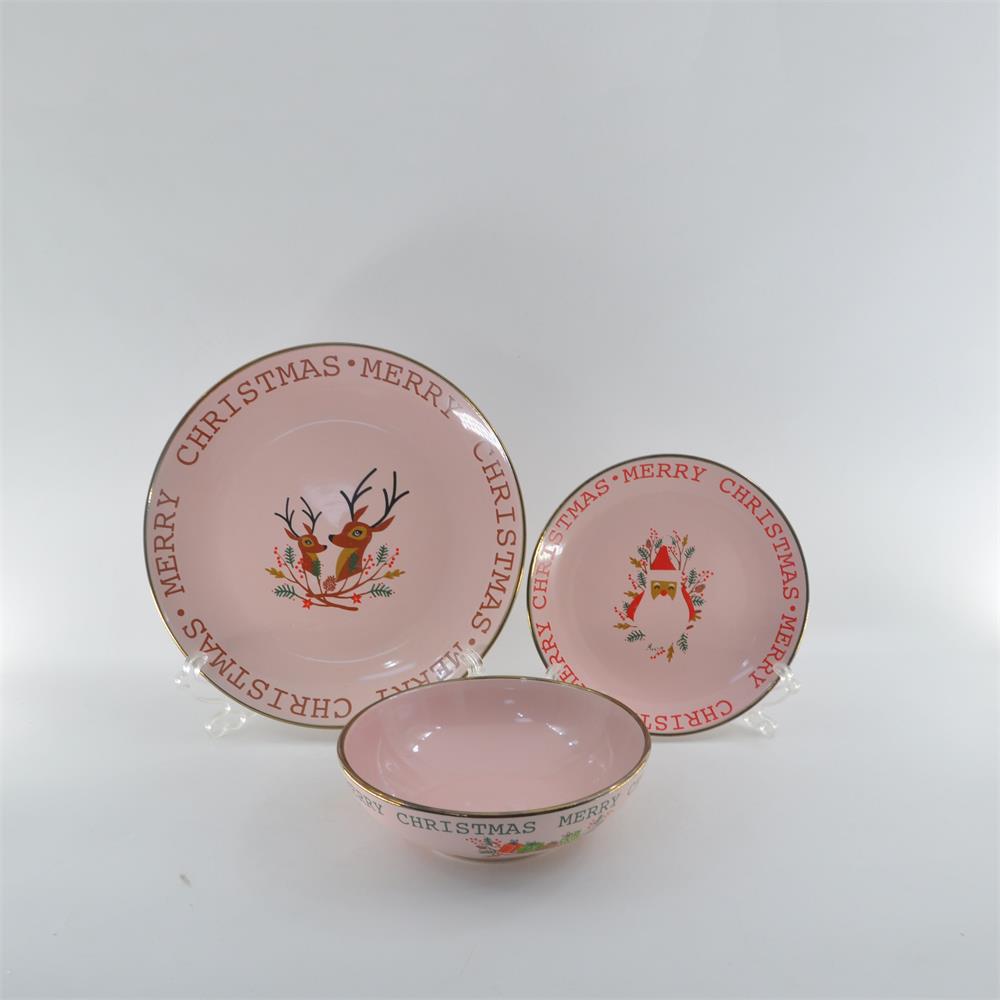 Household ceramic dinnerware 12pcs customized dinnerware sets