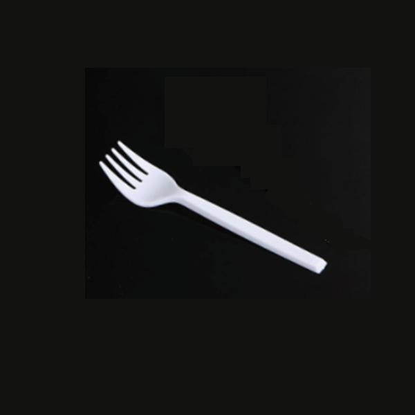 Disposable plastic fork