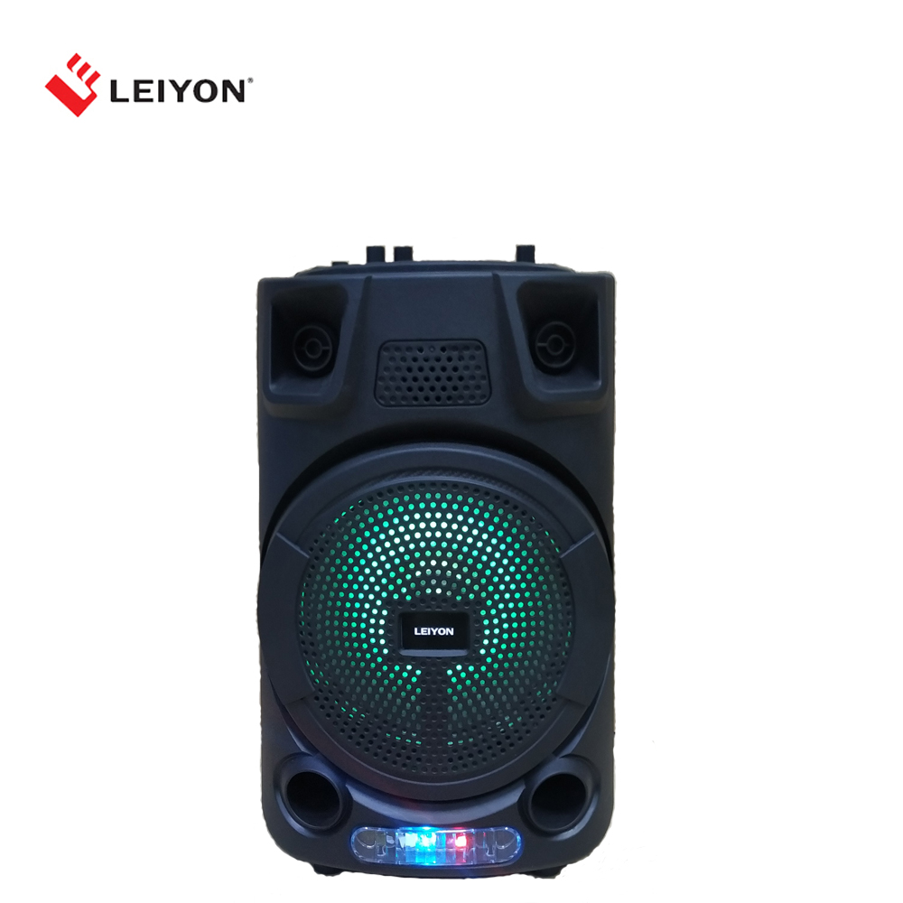 8 inch wireless bluetooth outdoor portable bluetooth speaker with led light