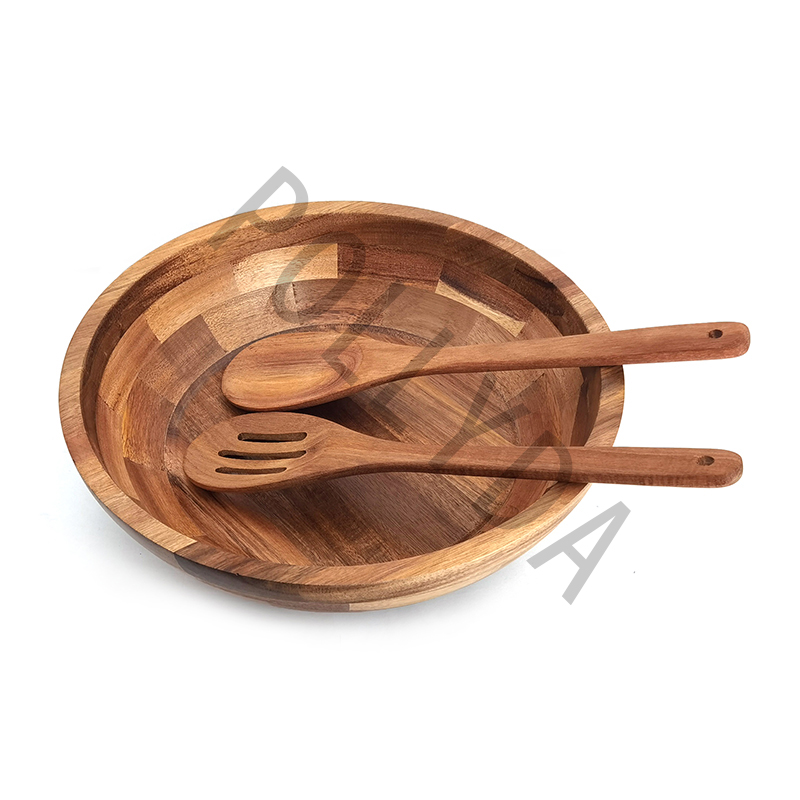 ACB04101-3S Acacia wood salad set of 3 pieces