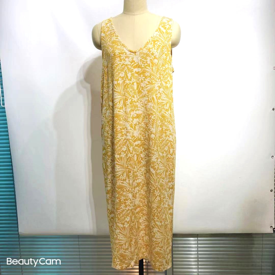 Ladies 100%rayon Dress-5