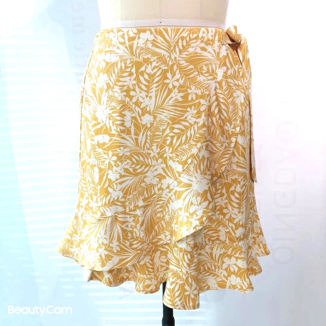 Ladies 100%rayon Skirt-4