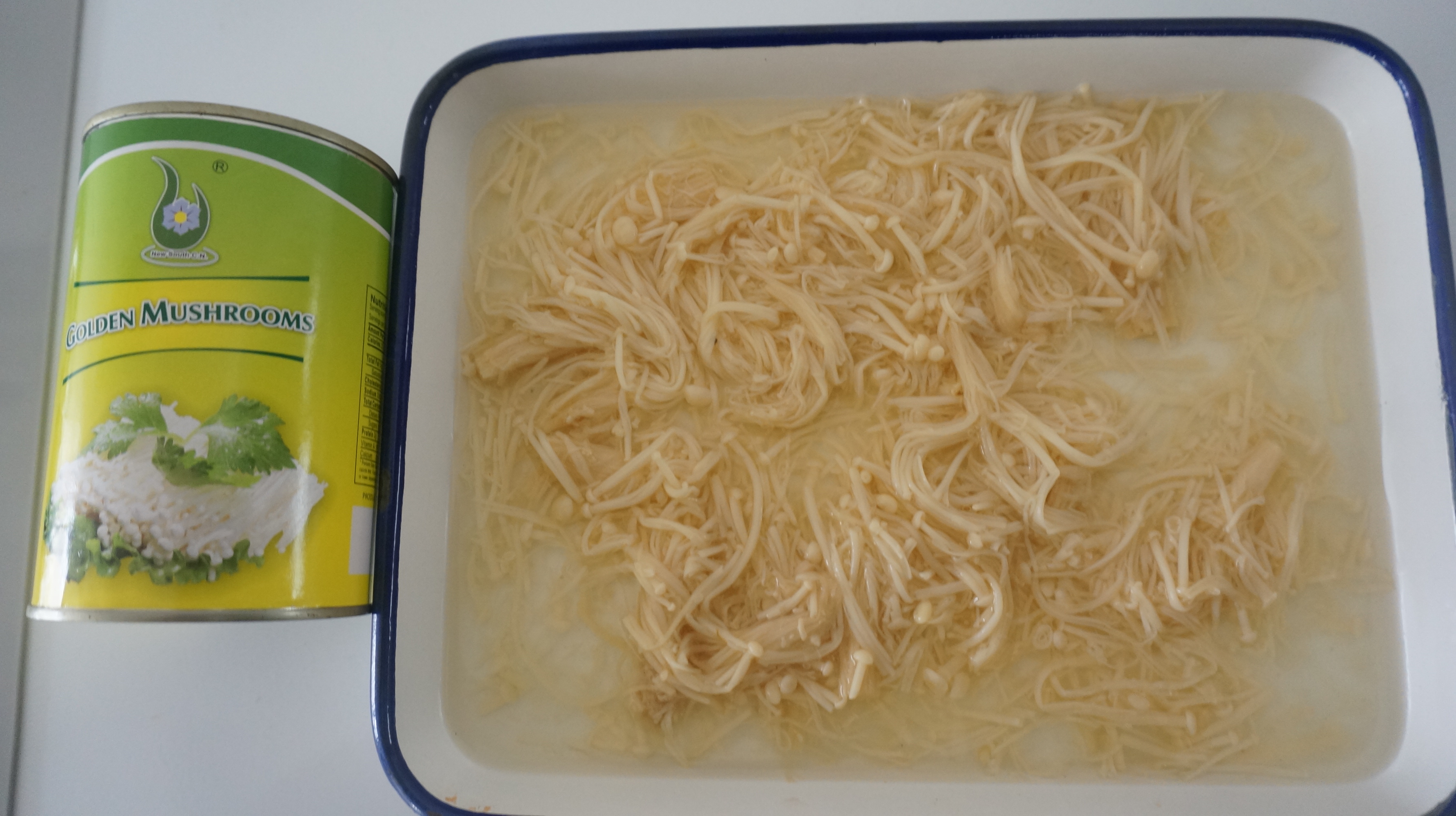 Canned golden mushroom