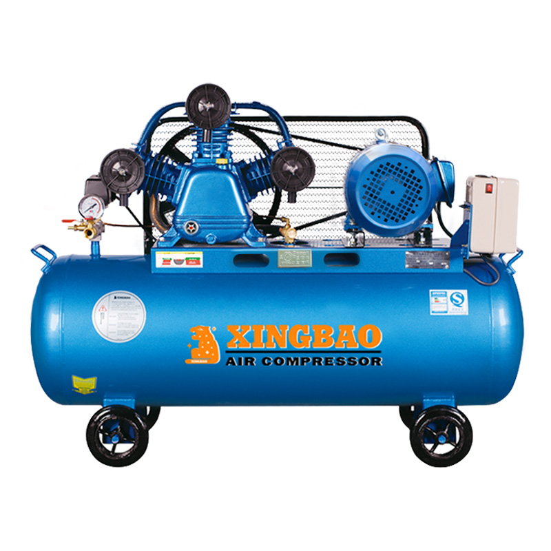 W-0.36 3kW 4HP 8bar 103L XINGBAO portable belt drive piston air compressor