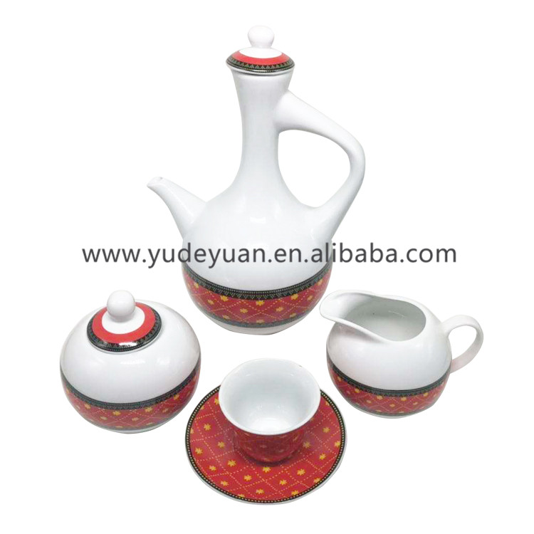 Traditional saba queen ethiopian jebena coffee cup set