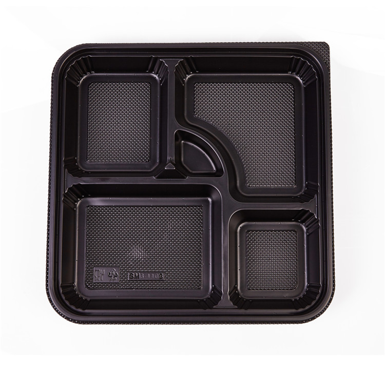 SM3-1103 customizable sealed disposable food container small plastic lunch box set