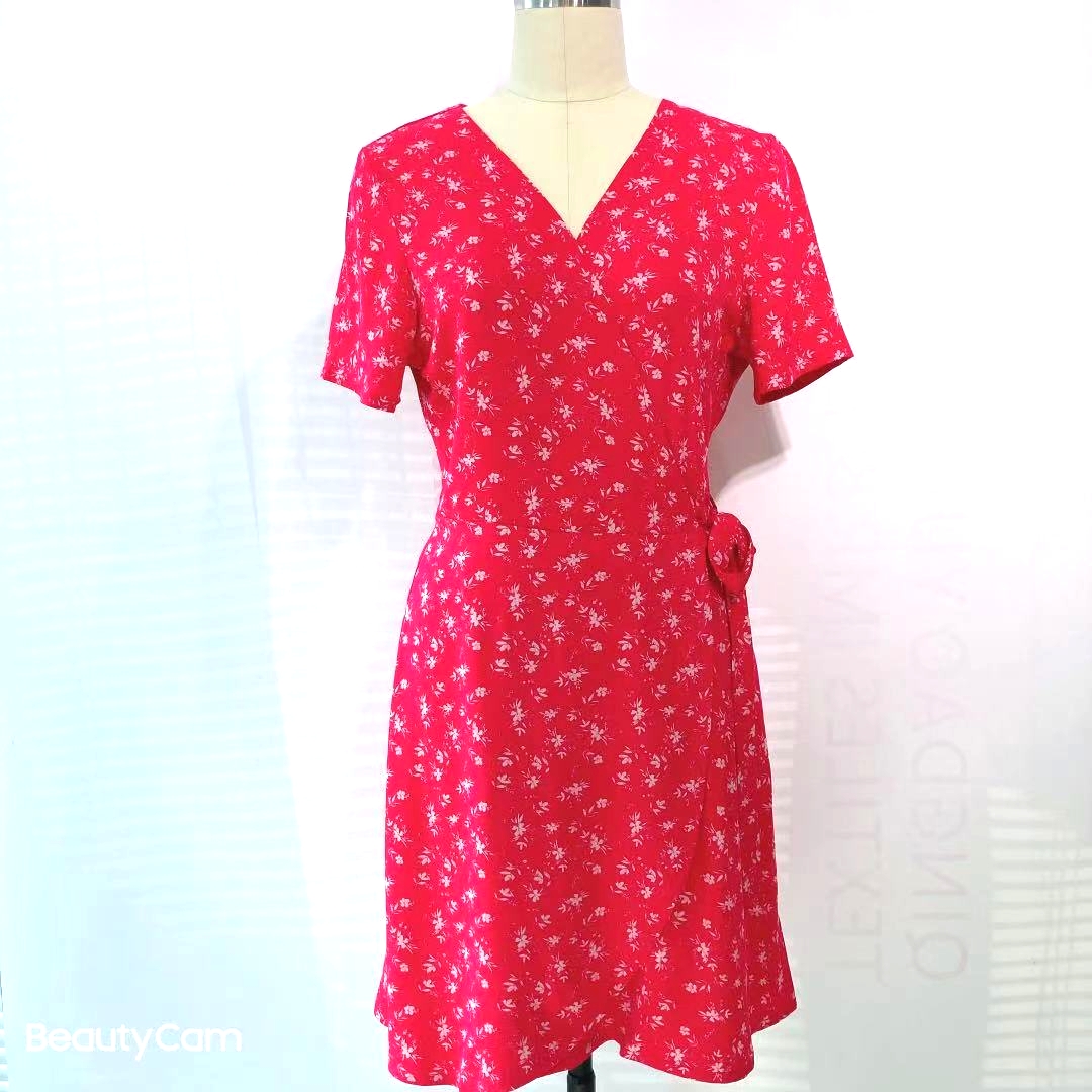 Ladies 100%rayon Dress-19