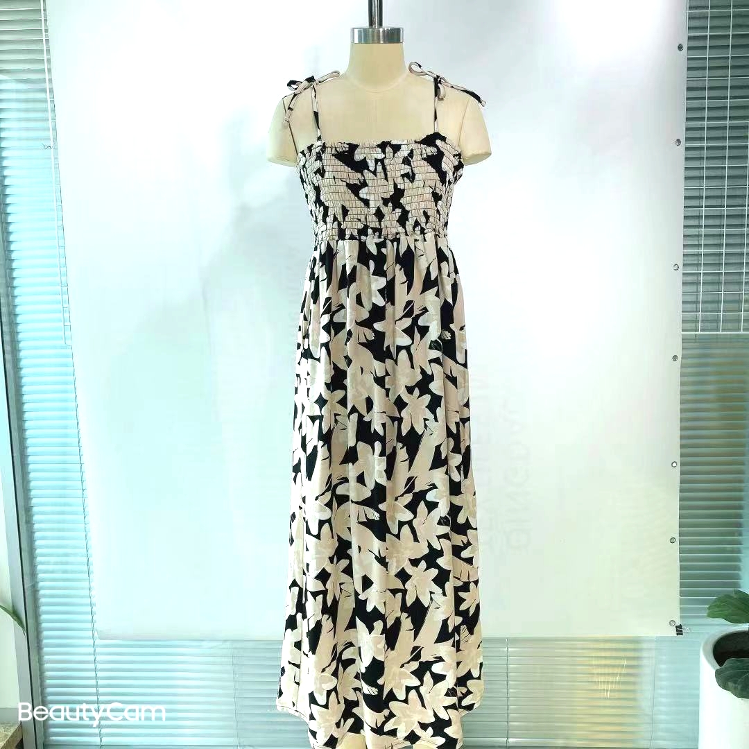 Ladies 100%rayon Dress-16