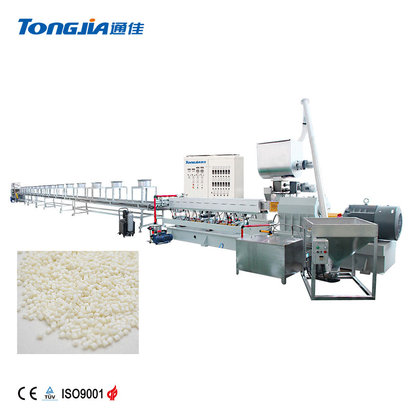 Bio-based degradable material modified granulator