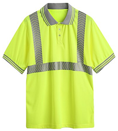 Reflective Safety T-Shirt with Customized Hot Transfer Reflective Tape Hot Sales Safety Tshirt