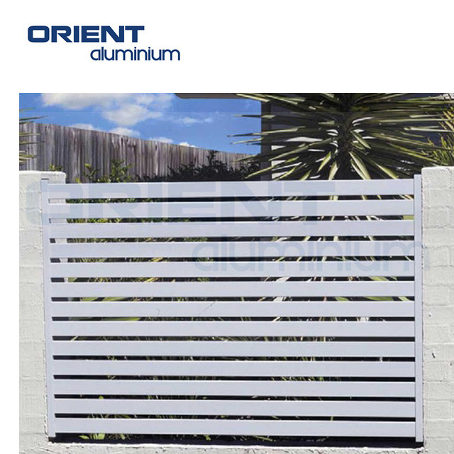 Directly factory aluminum fence,aluminum slat fence,aluminum decorative fence for garden home