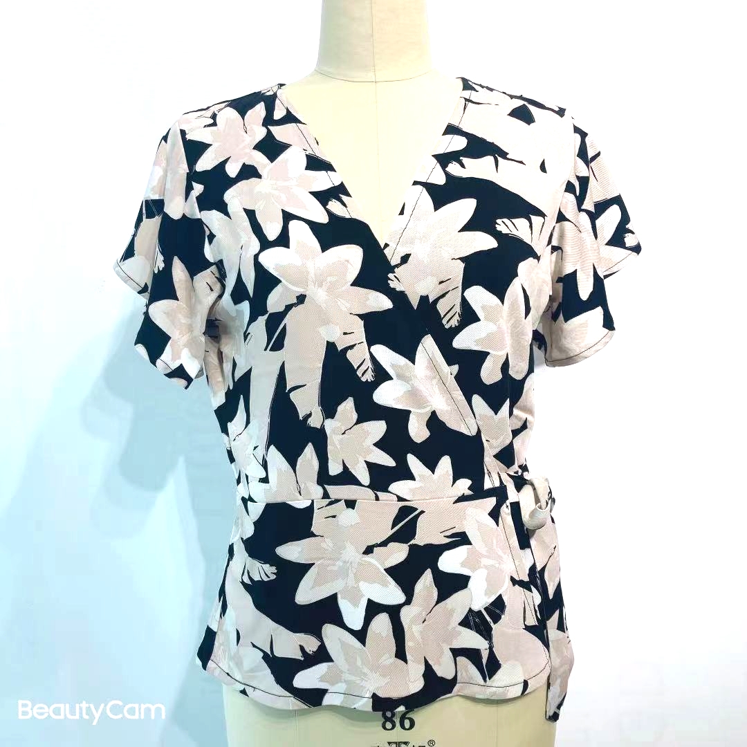Ladies 100%rayon Top-3