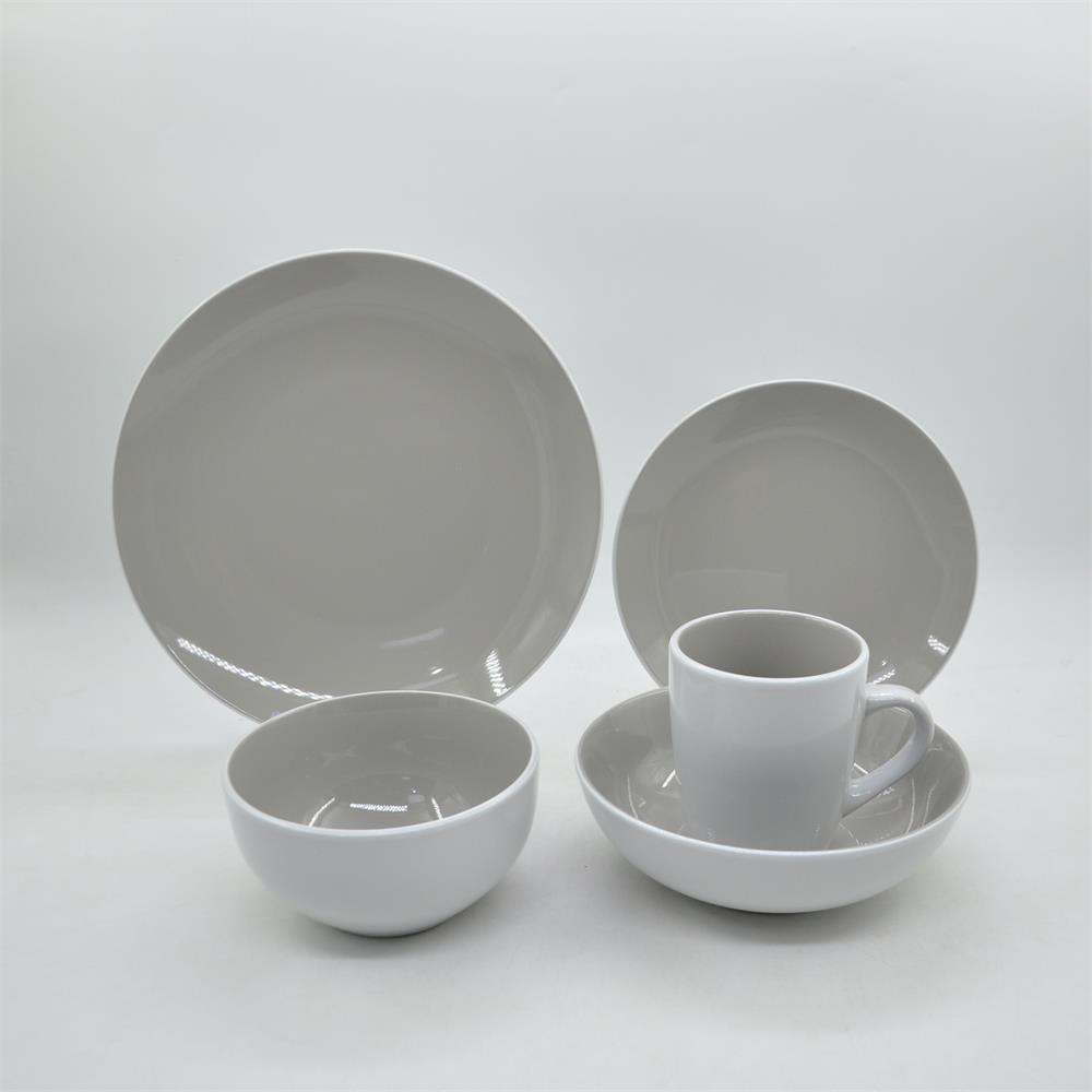 2021 new design two-color glaze ceramic dinnerware in multiple colors