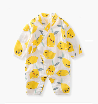 The newborn monk is dressed in a butterfly costume