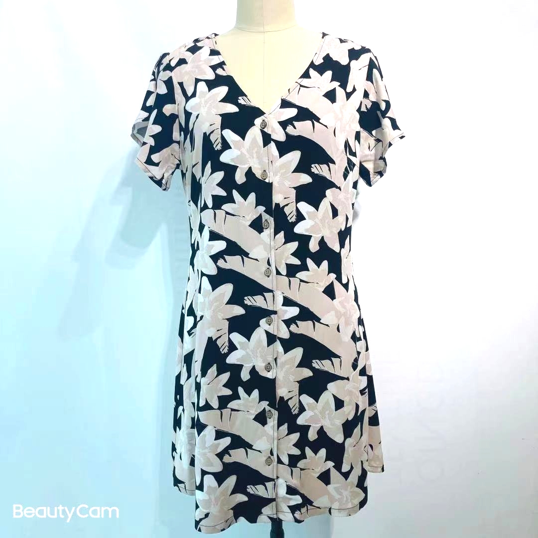 Ladies 100%rayon Dress-7
