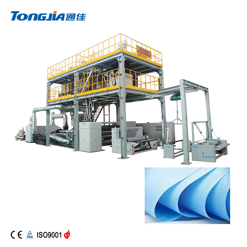 Spunbond non-woven fabric production line