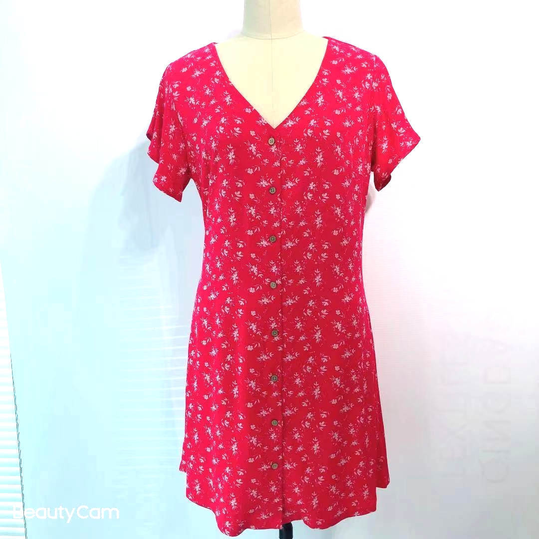 Ladies 100%rayon Dress-6