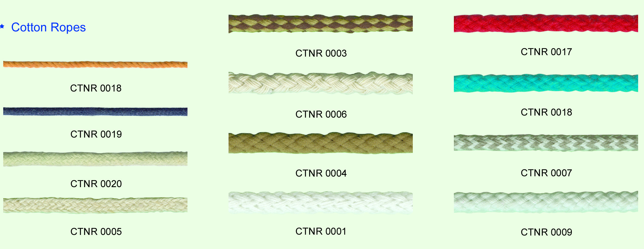 Cotton Ropes