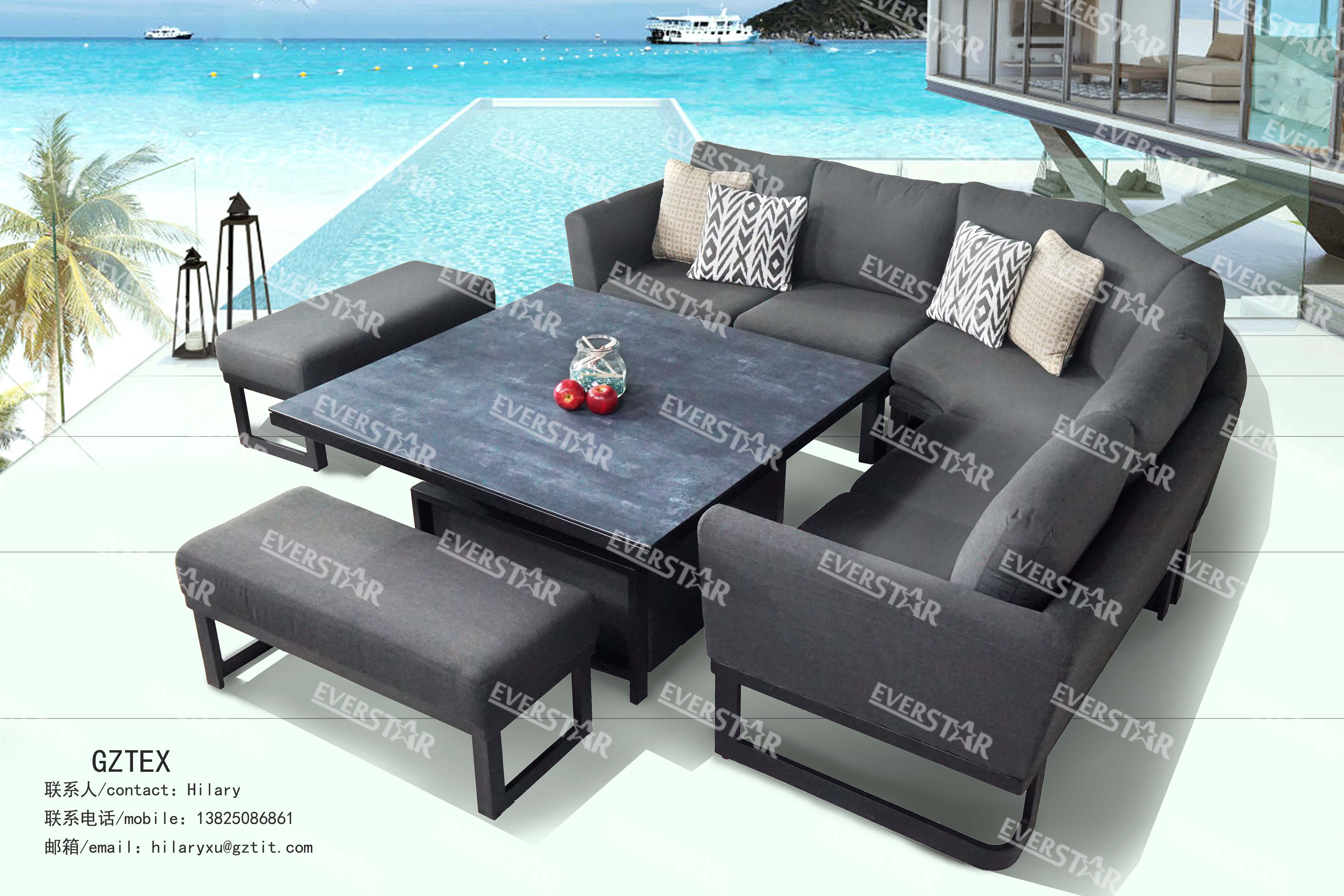Outdoor Aluminum Fabric Furniture