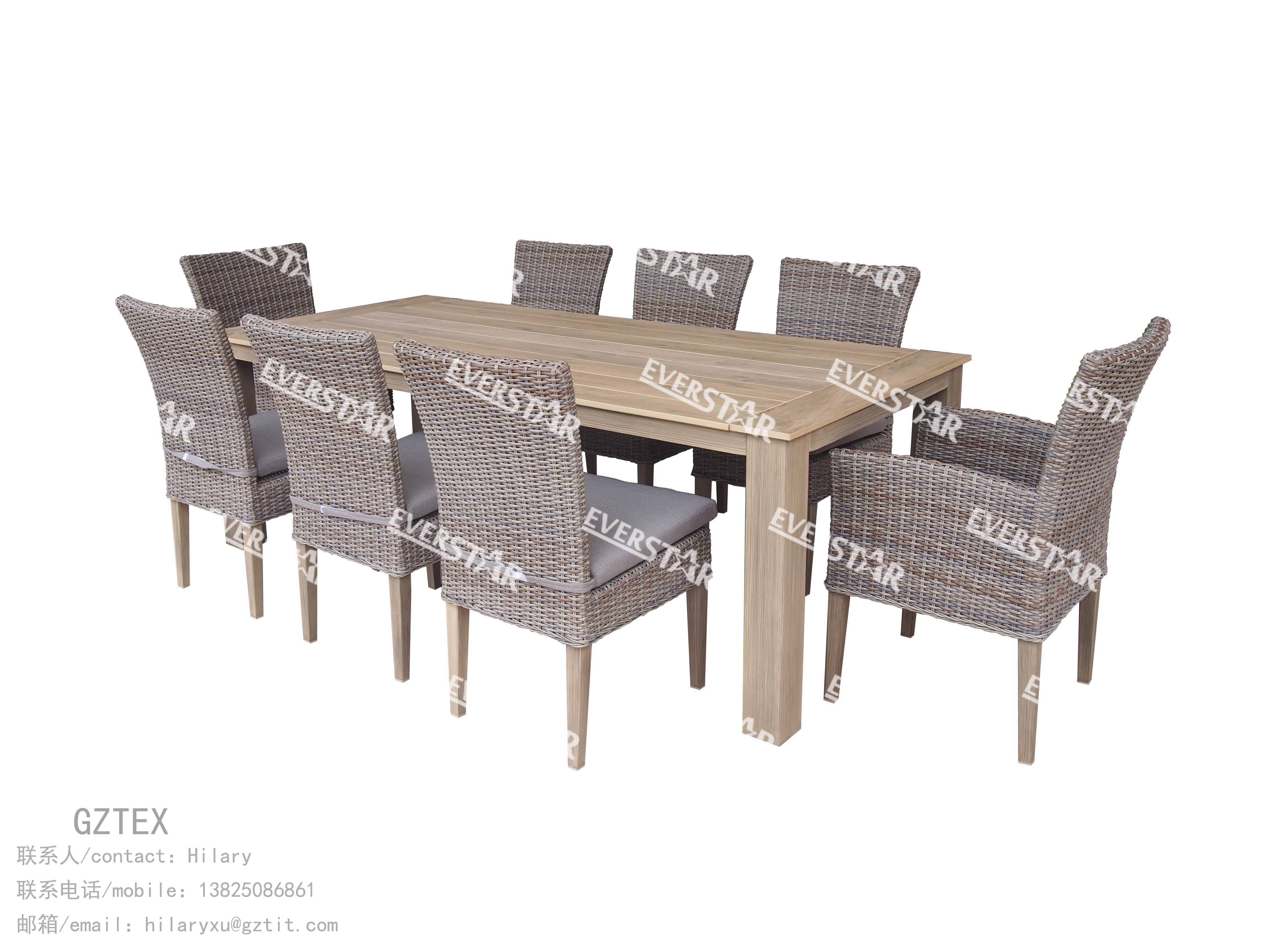 Outdoor Aluminum Resin Wicker Furniture