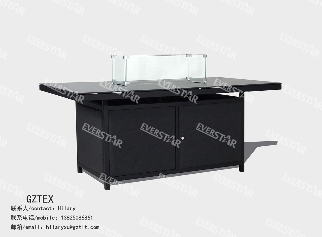 Outdoor Aluminum Fire Table
