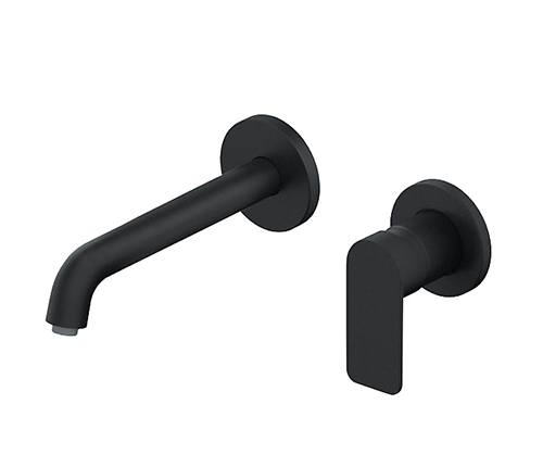 Black Matte concealed basin mixer