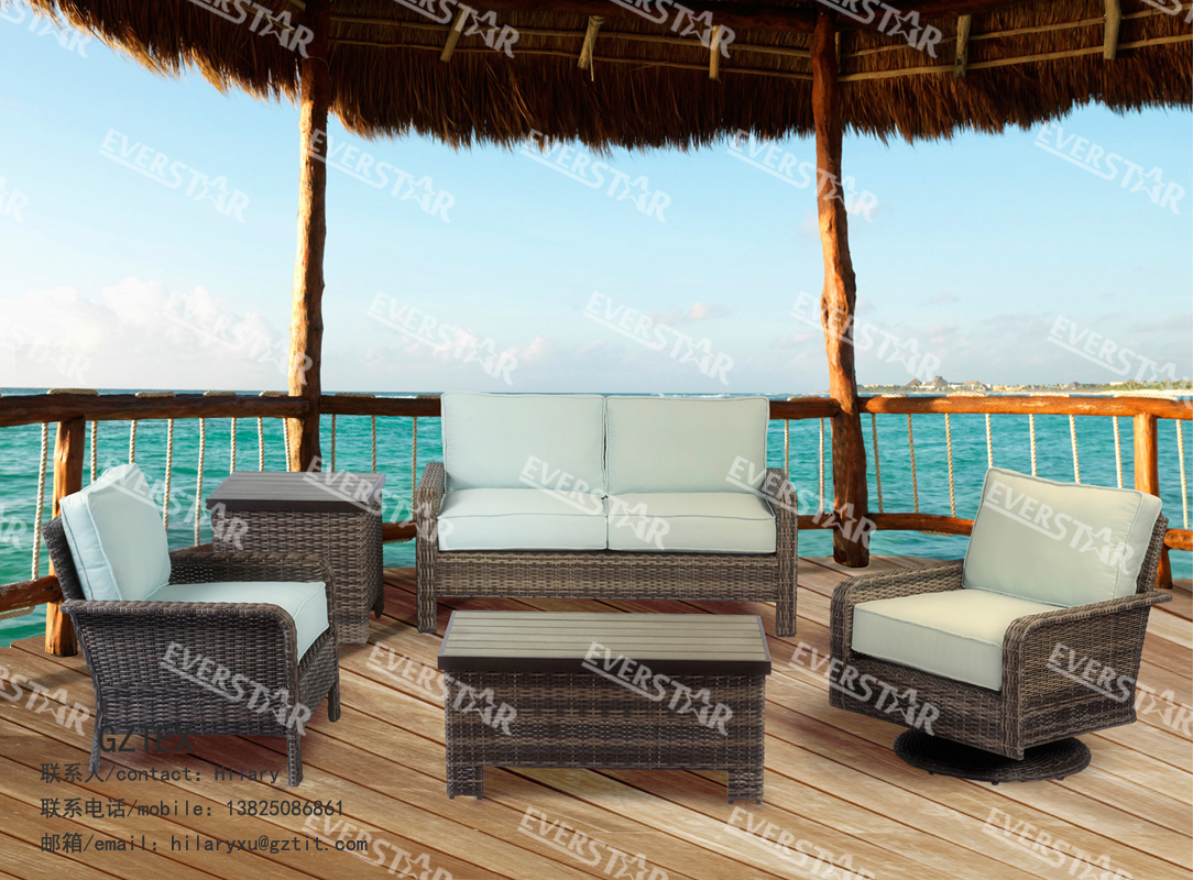 Outdoor Aluminum Resin Wicker Furniture