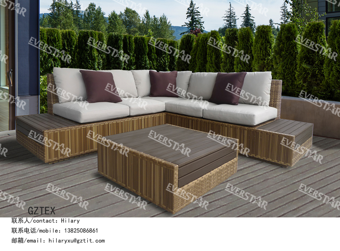 Outdoor Aluminum Resin Wicker Furniture