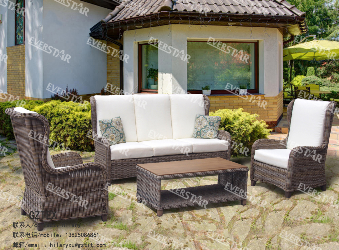 Outdoor Aluminum Resin Wicker Furniture