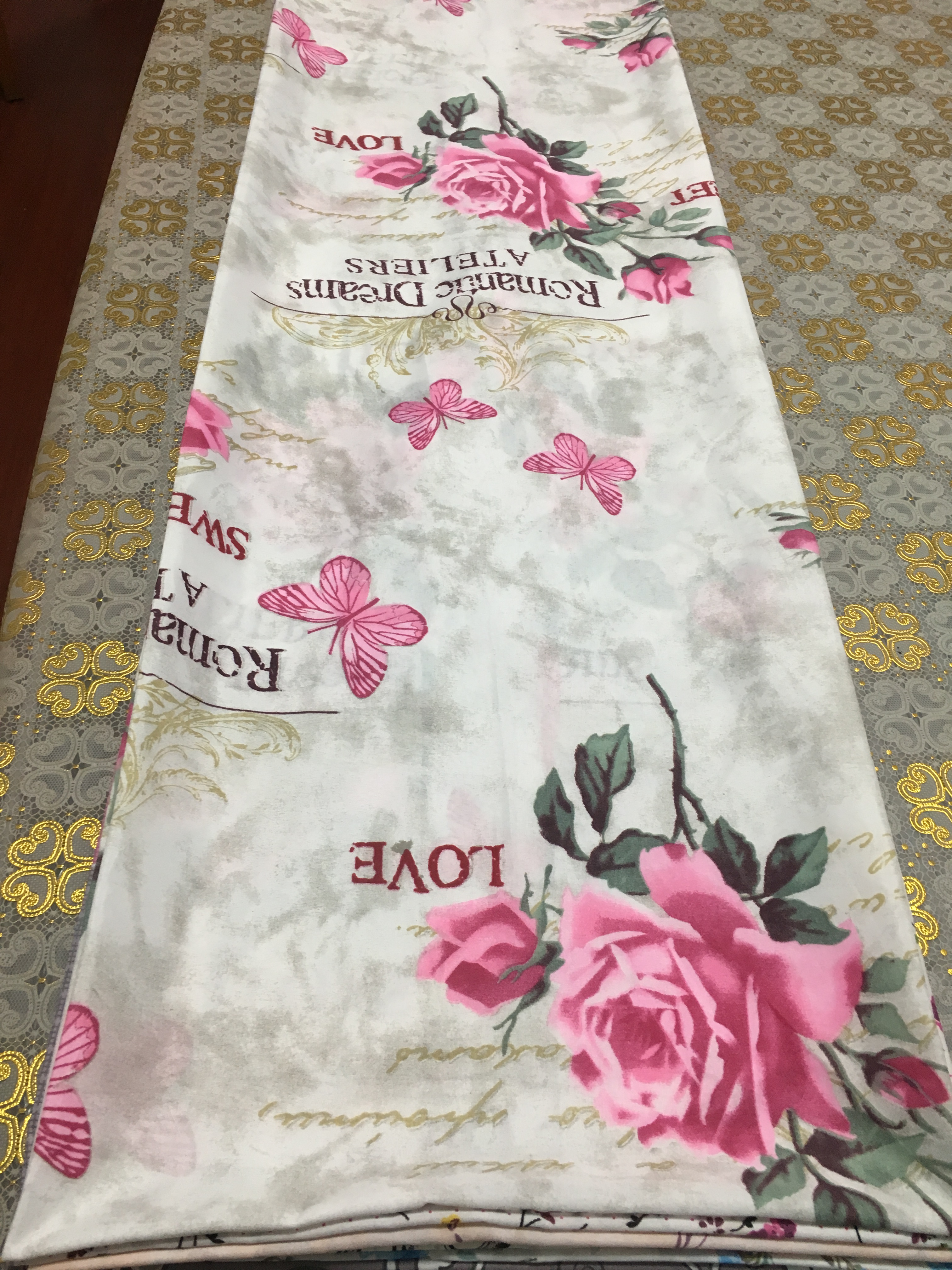 100%polyester bed sheet fabric