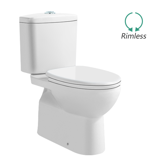 C629 Ceramic washdown rimless two piece toilet
