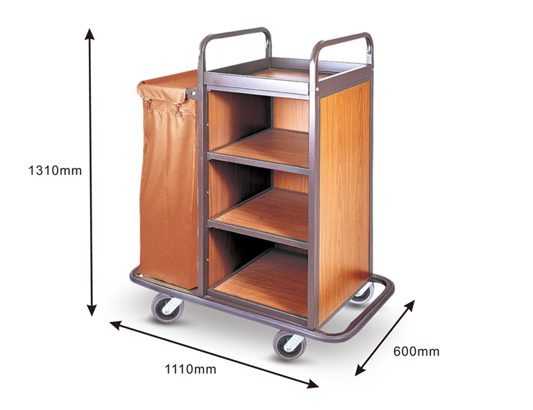 Housekeeping Maid cart Hotel Housekeeping Cleaning Maid Cart Linen Trolley