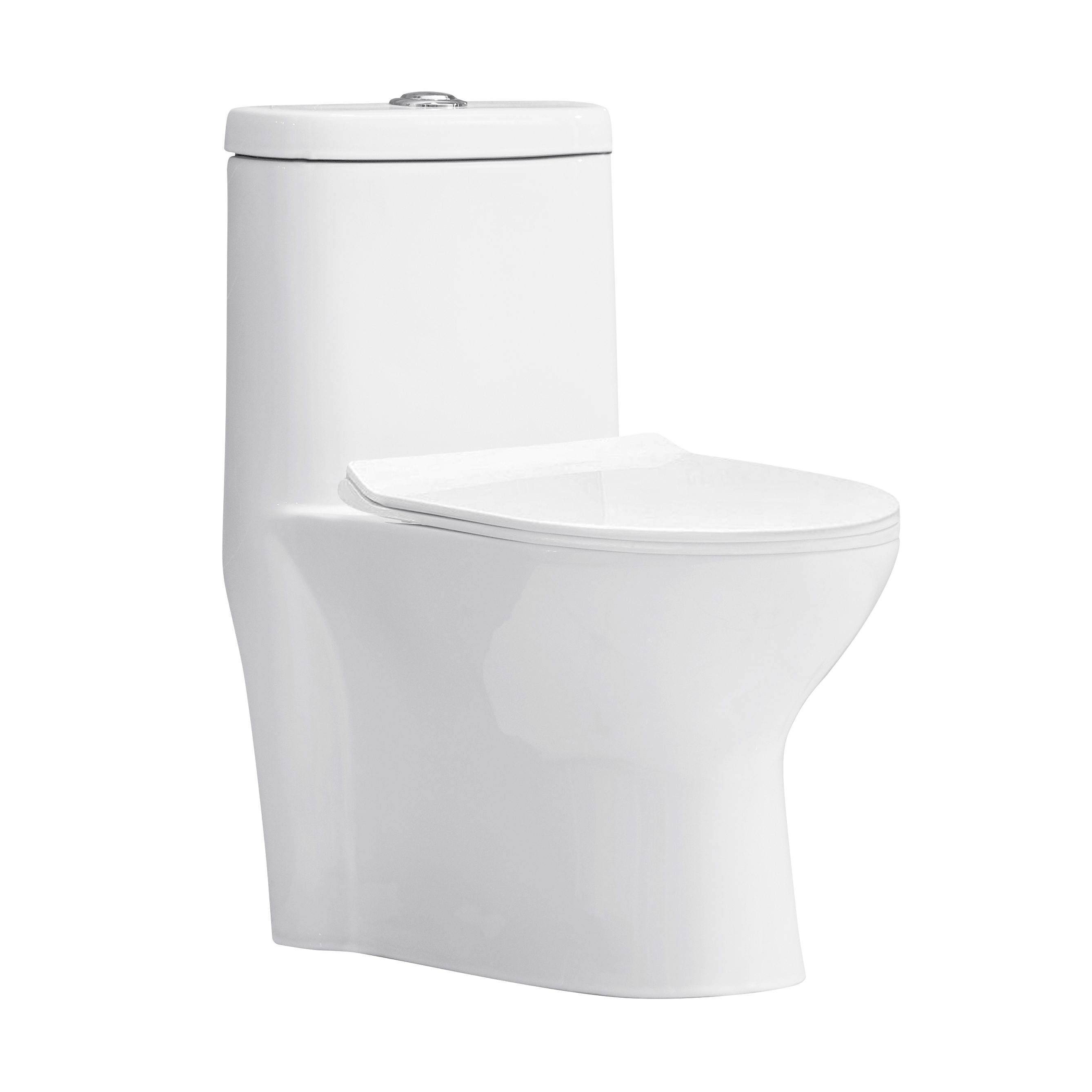 S546 Ceramic P-trap siphon one piece toilet