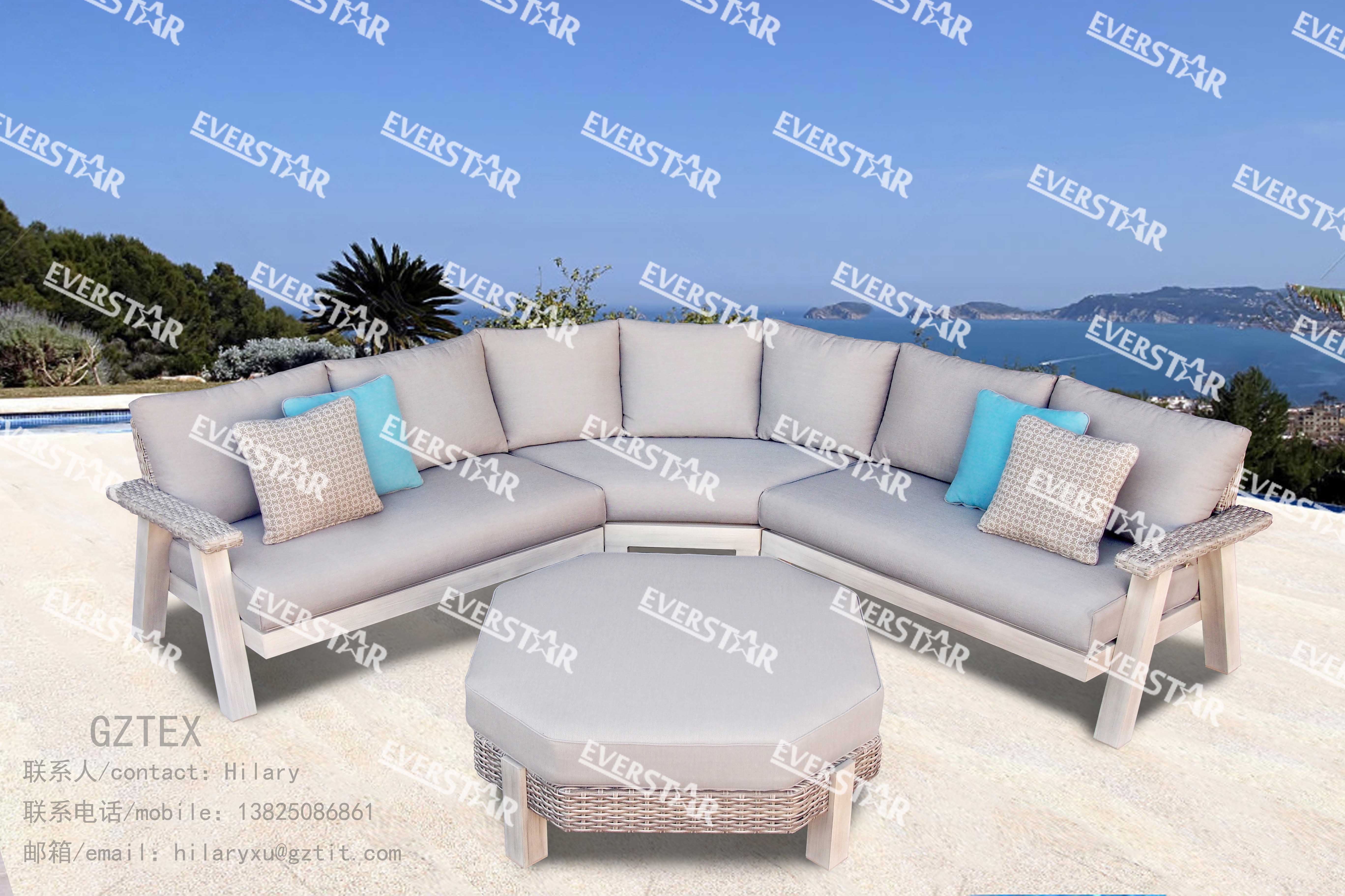 Outdoor Aluminum Resin Wicker Furniture