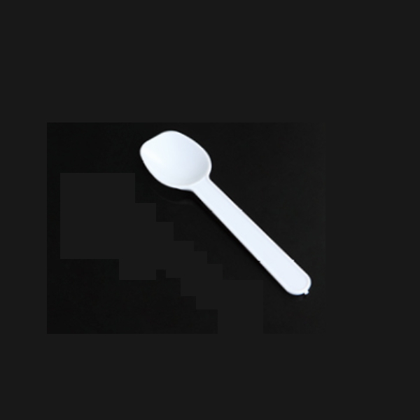 Disposable mini plastic spoon