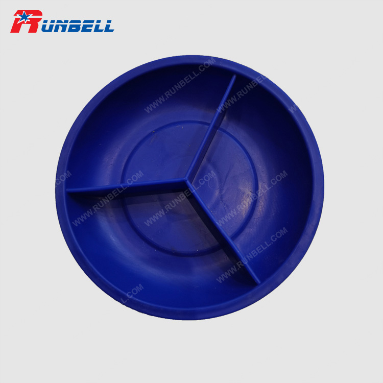 Magnetic Rubber Bowl 6",3 Partition