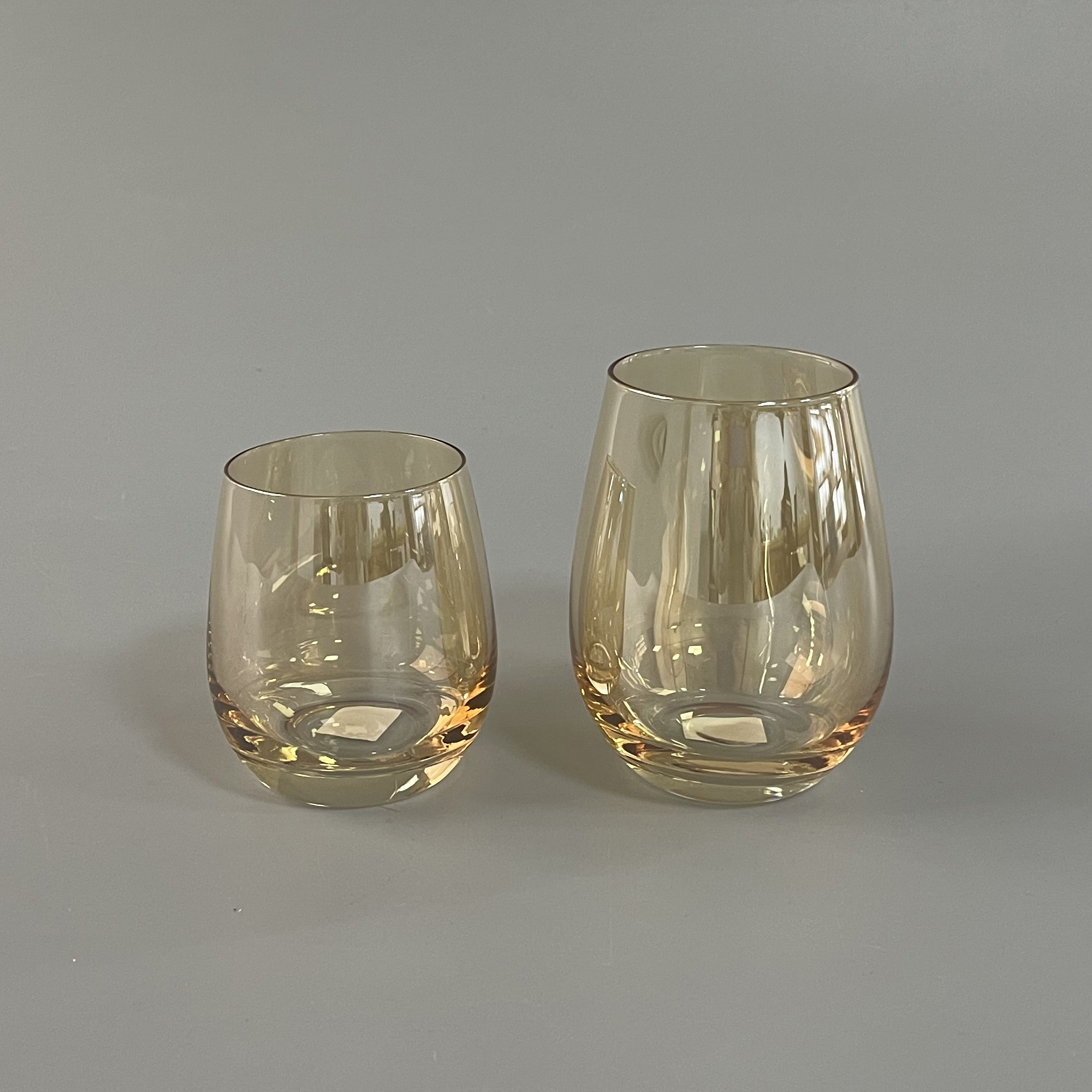 Electroplated glass