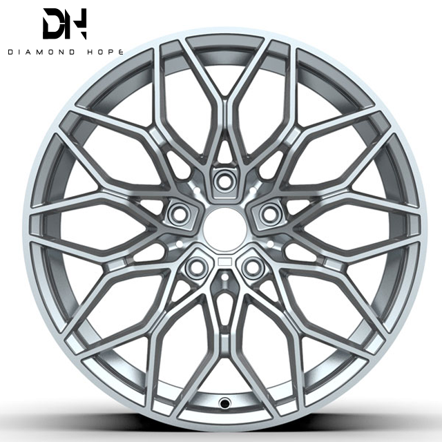 silver newest types aluminum alloy wheel rims