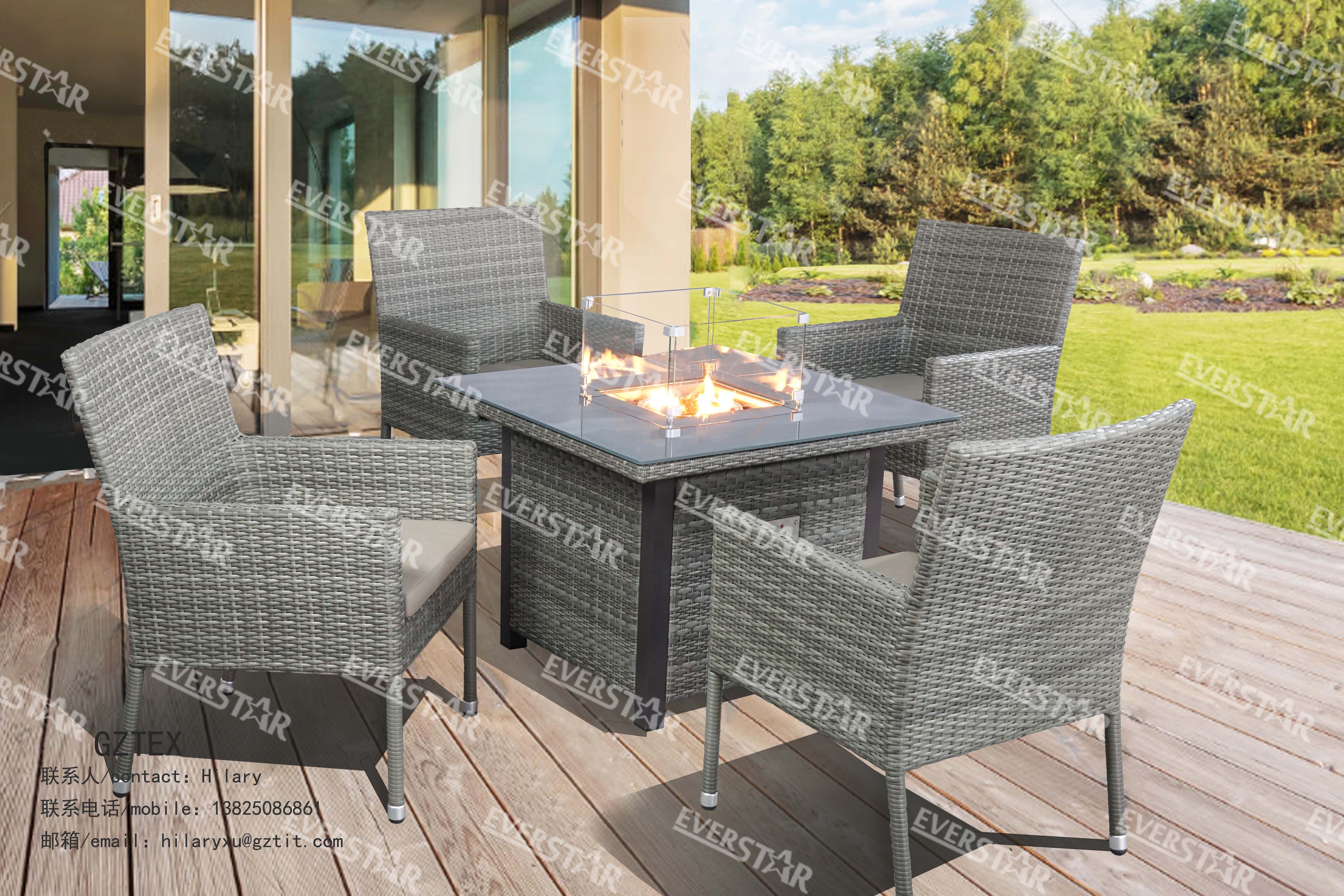 Outdoor Aluminum Resin Wicker Furniture