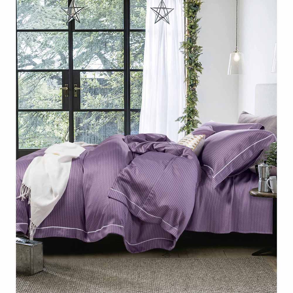 Stripe Tencel Duvet Cover Set