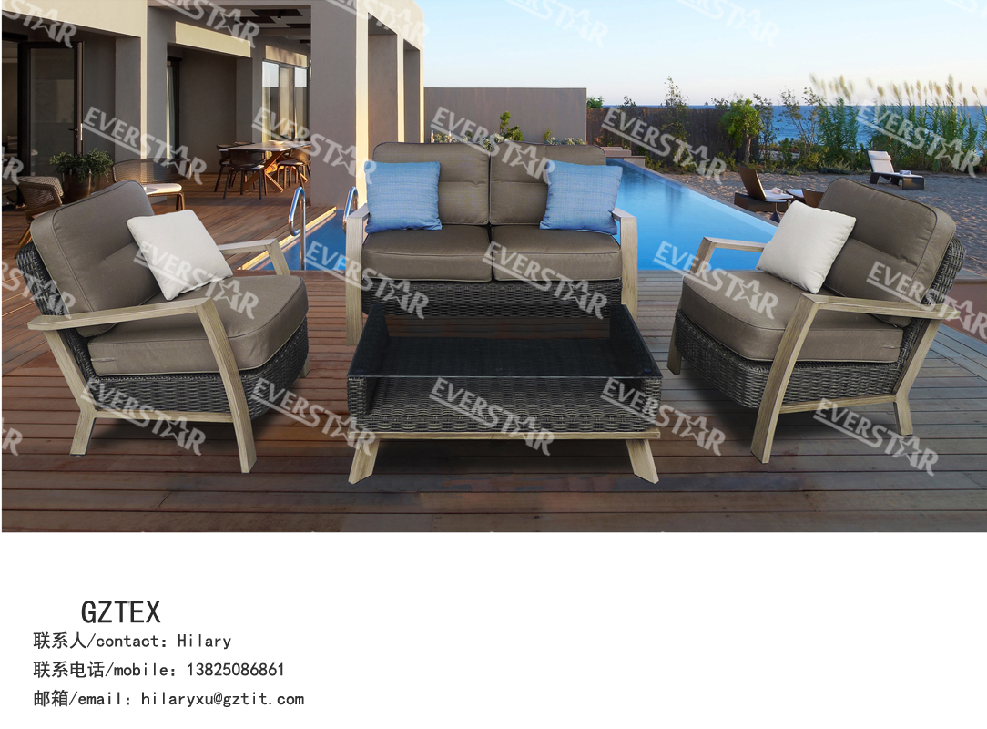 Outdoor Aluminum Resin Wicker Furniture